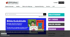 Desktop Screenshot of bibliotekenisollentuna.se