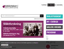 Tablet Screenshot of bibliotekenisollentuna.se